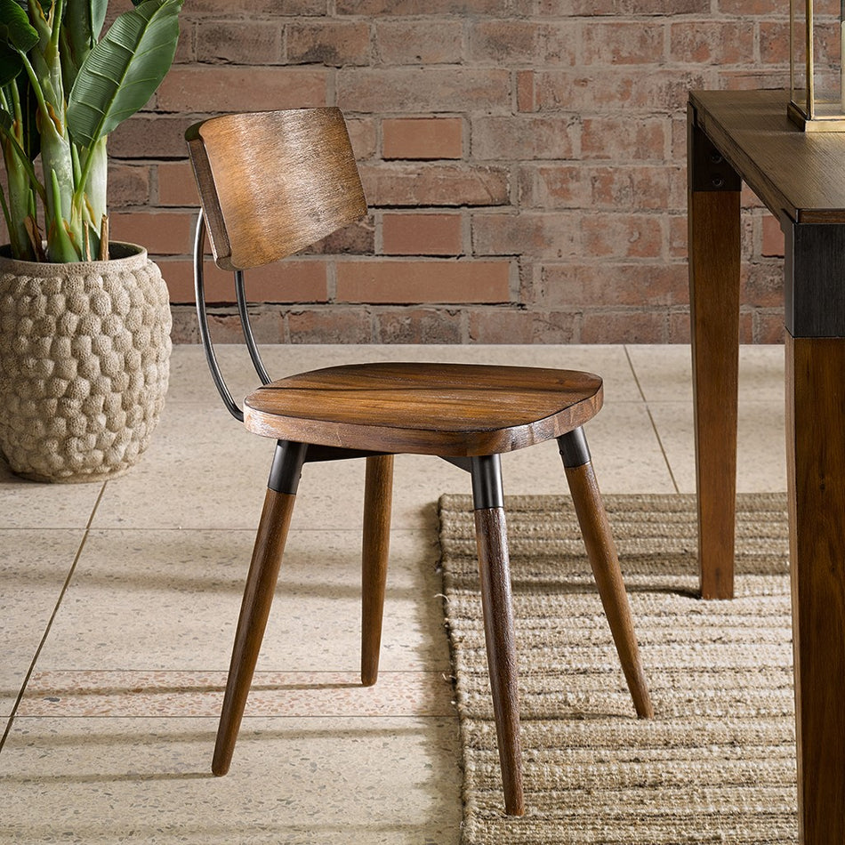 INK+IVY Frazier Dining Chair(Set of 2) - Brown 