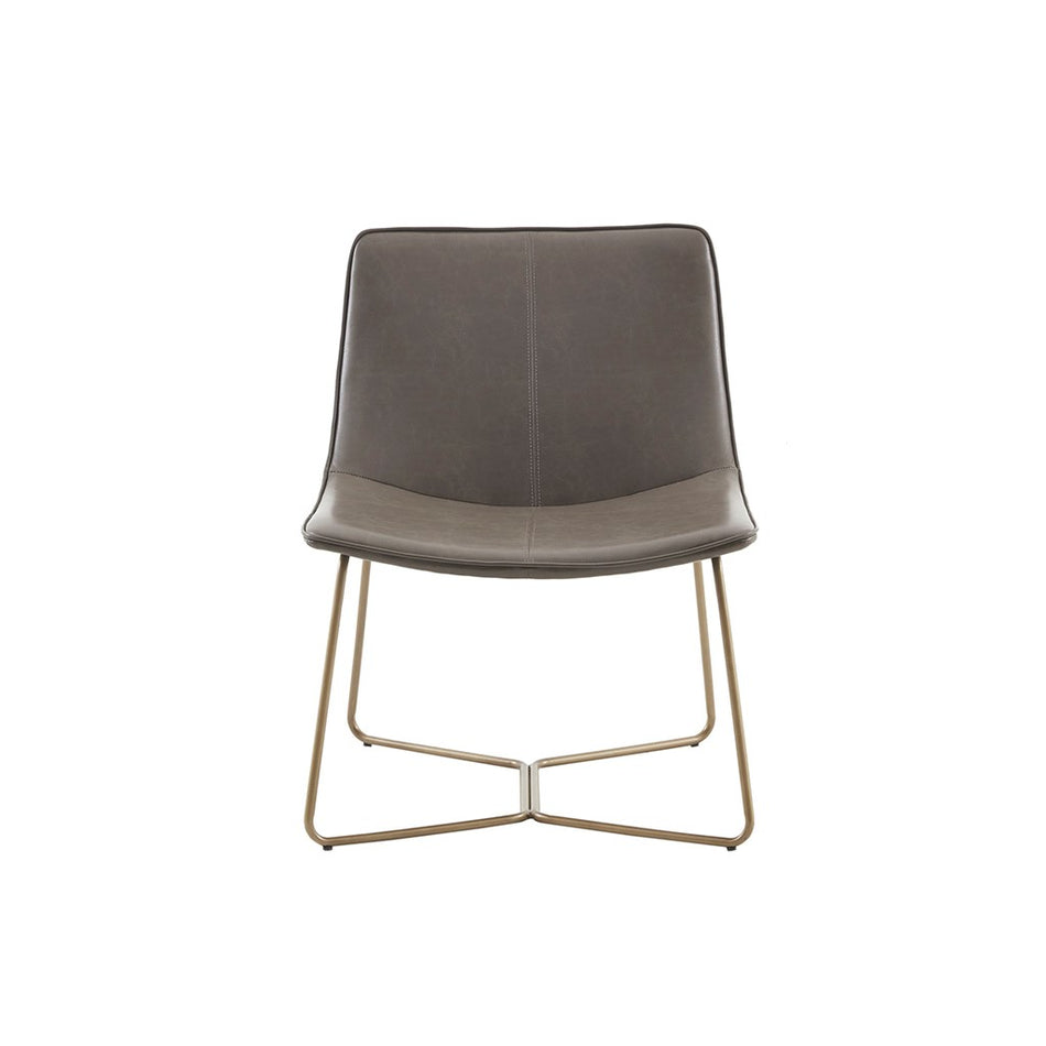 Fallon Accent Chair - Brown / Gold