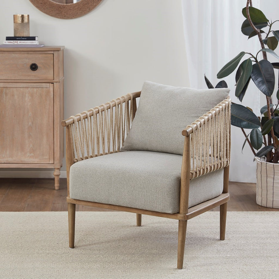 Madison Park Odessa Accent Arm Chair - Natural 