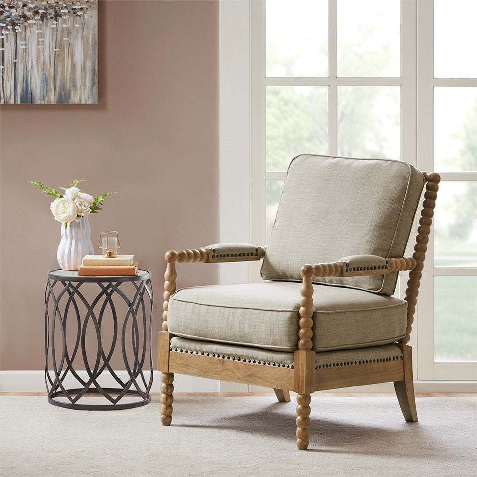 Madison Park Donohue Accent chair - Light Grey 