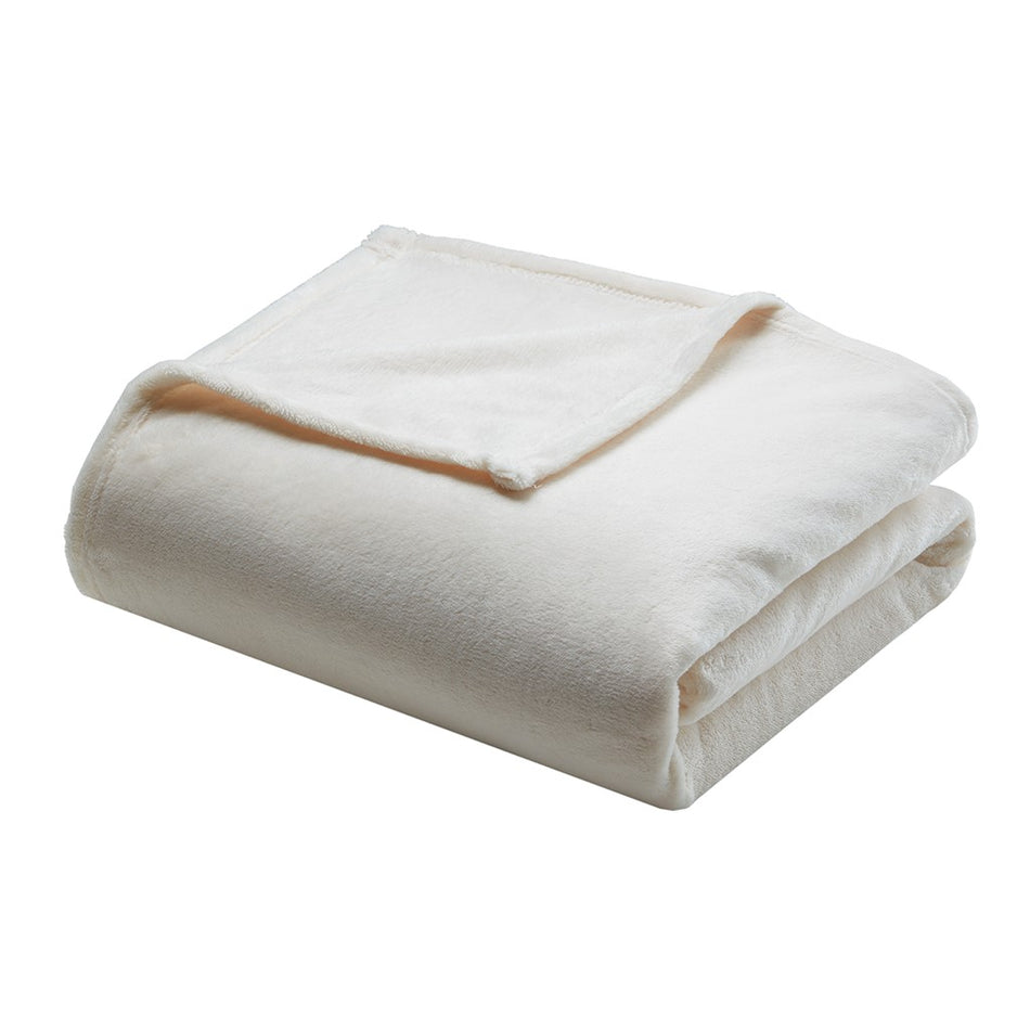 Microlight Blanket - Ivory - Twin Size
