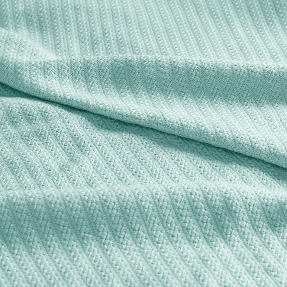 Liquid Cotton Blanket - Seafoam - Full Size / Queen Size