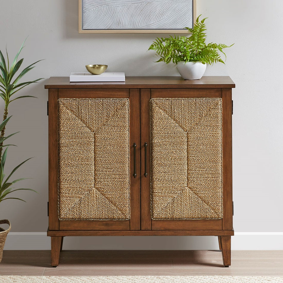 INK+IVY Seagate Handcrafted Seagrass 2-Door Accent chest - Natural  Shop Online & Save - ExpressHomeDirect.com