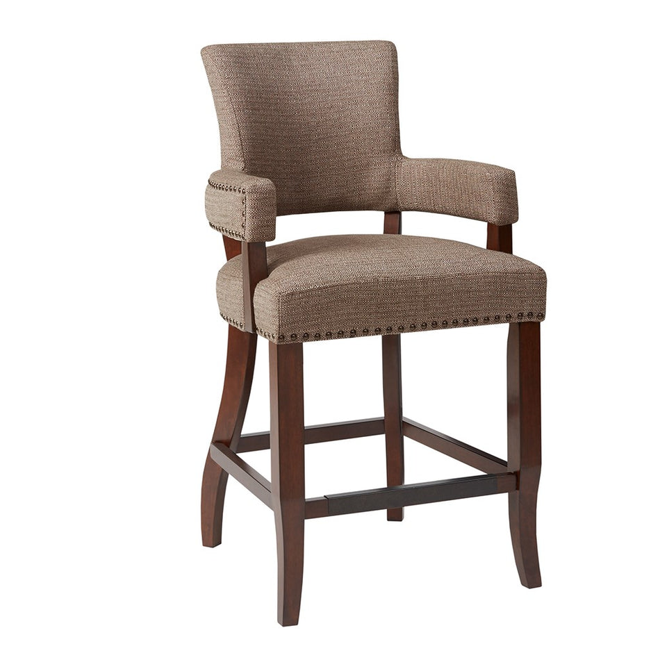 Dawson Arm 26"˜' Counter Stool - Brown