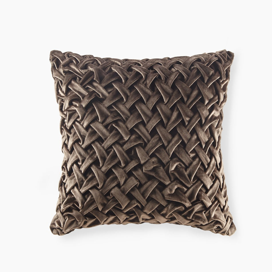 Croscill Classics Winchester Square Decor Pillow - Brown  - 20x20" Shop Online & Save - ExpressHomeDirect.com