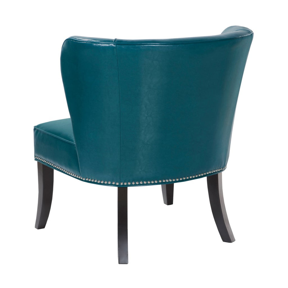 Hilton Armless Accent Chair - Blue