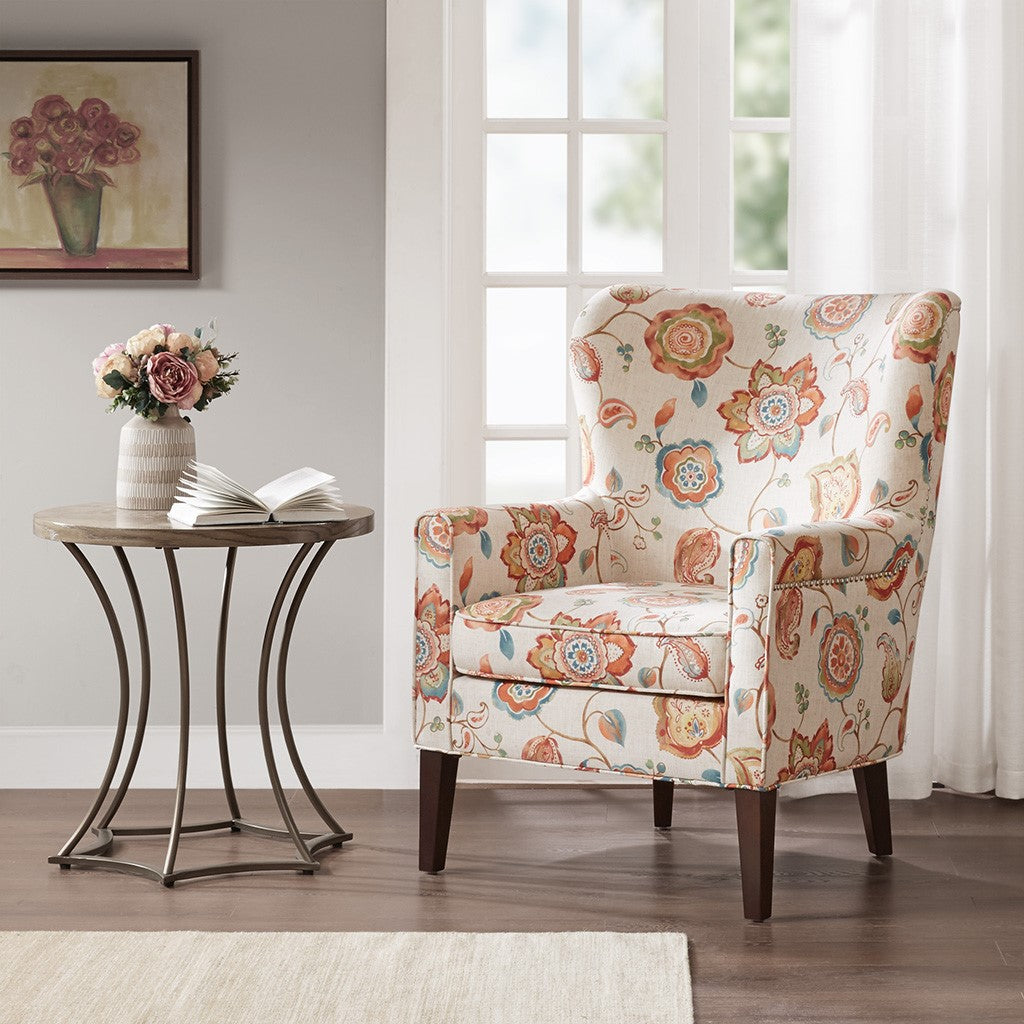 Madison Park Colette Accent Chair - Cream