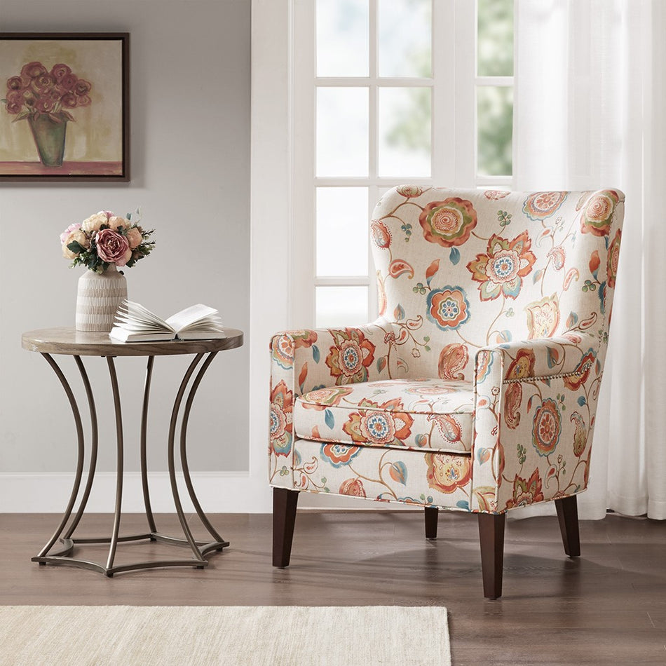 Madison Park Colette Accent Chair - Cream
