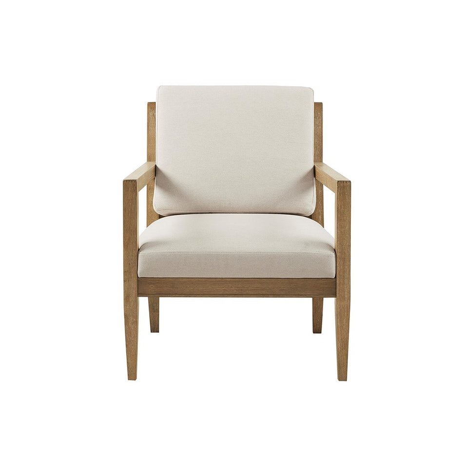Tage Upholstered Accent Armchair - Ivory