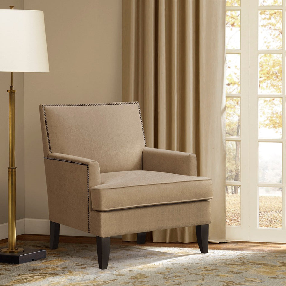 Madison Park Colton Track Arm Club Chair - Sand
