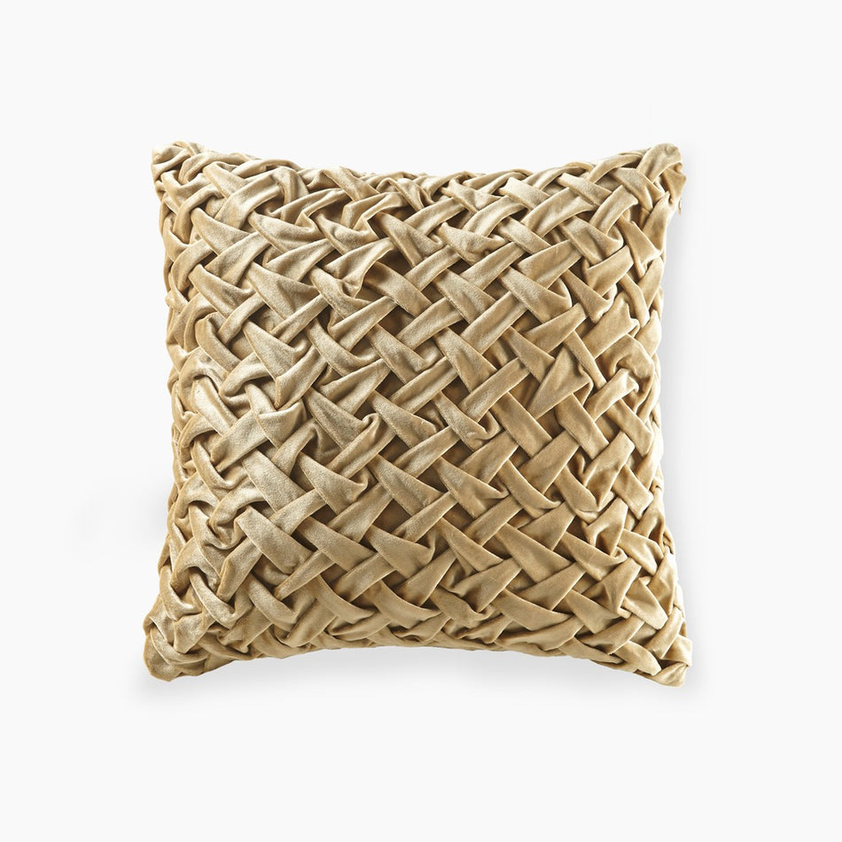 Croscill Classics Winchester Square Decor Pillow - Gold  - 20x20" Shop Online & Save - ExpressHomeDirect.com