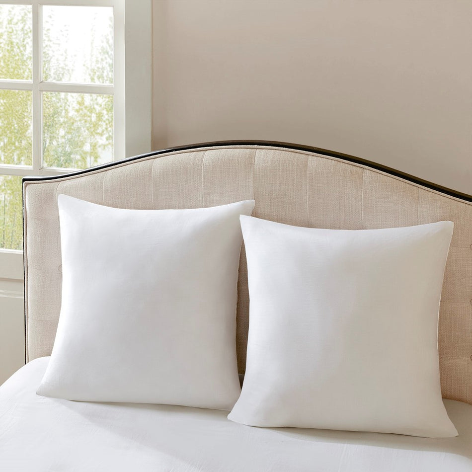 Madison Park Signature Cotton Sateen Euro Pillow - White - 26x26"