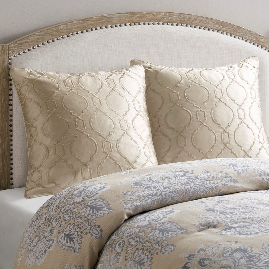 Croscill Classics Montague European Pillow Sham - Champagne  - 26x26" Shop Online & Save - ExpressHomeDirect.com