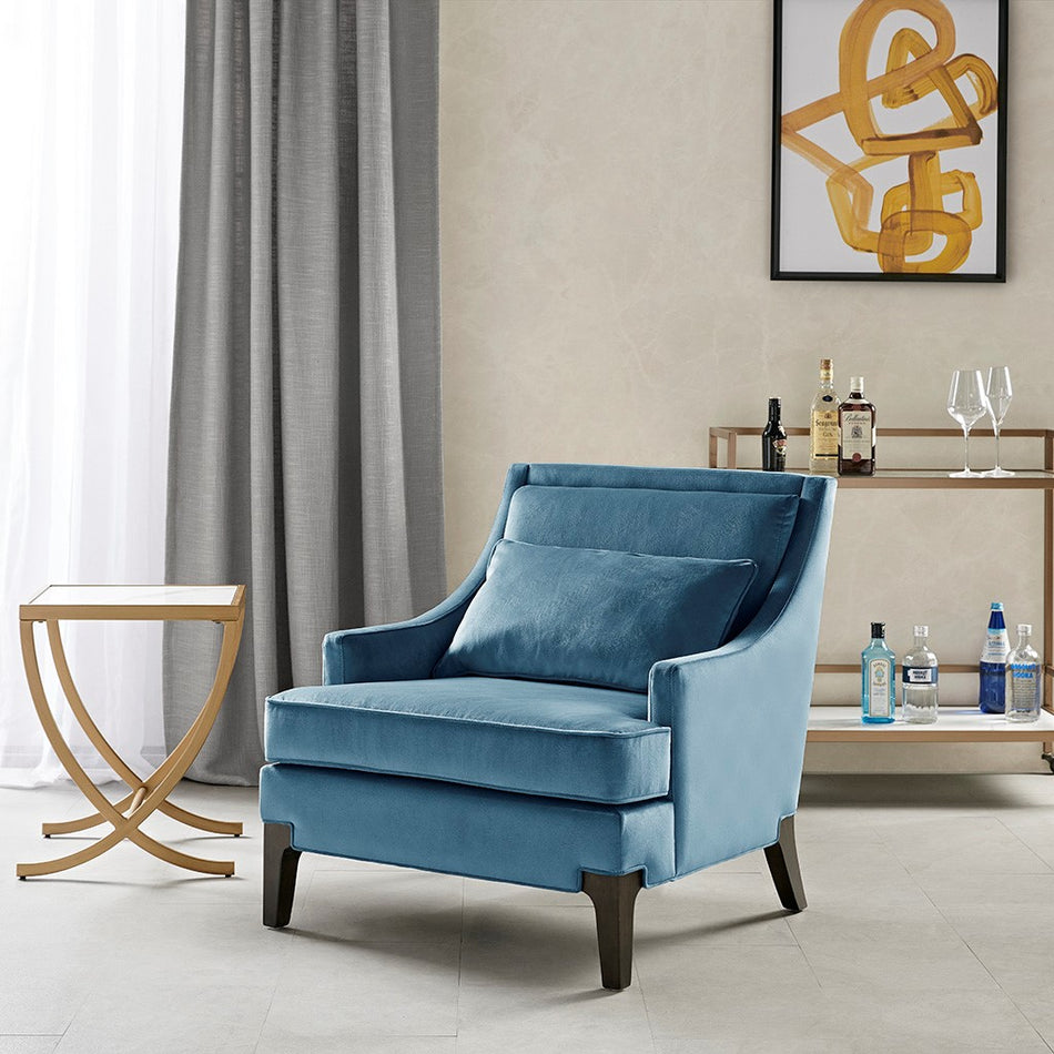 Martha Stewart Anna Arm Accent Chair - Blue 