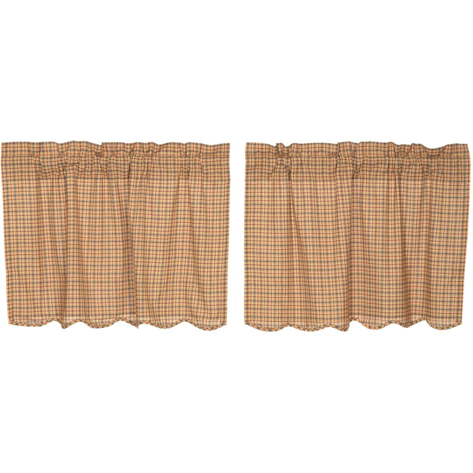 Oak & Asher Millsboro Tier Scalloped Set of 2 L24xW36 By VHC Brands
