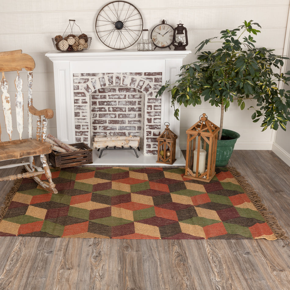 April & Olive Calistoga Kilim Rug Rect 48x72 By VHC Brands