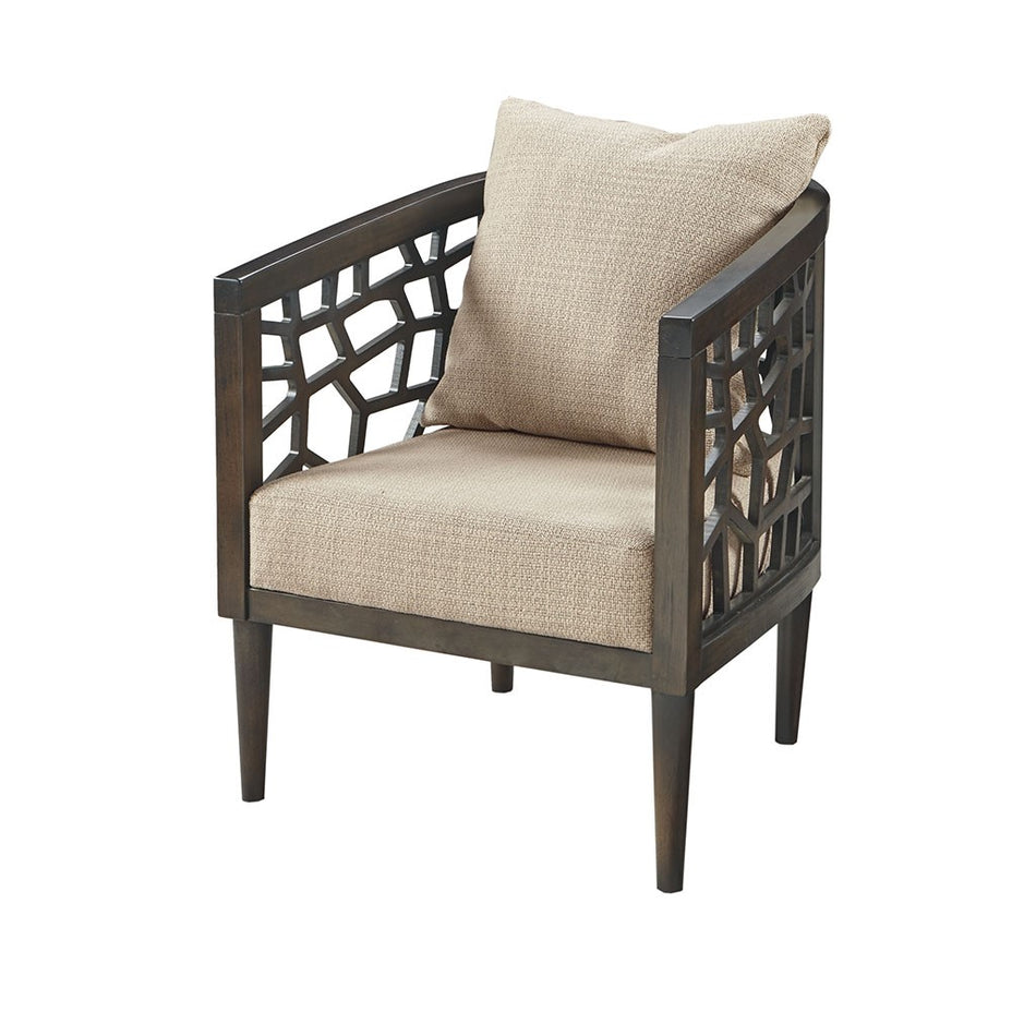 Crackle Accent Chair - Tan