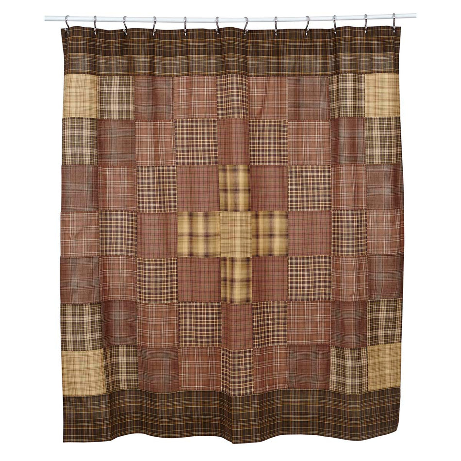Oak & Asher Prescott Shower Curtain Unlined 72x72 By VHC Brands