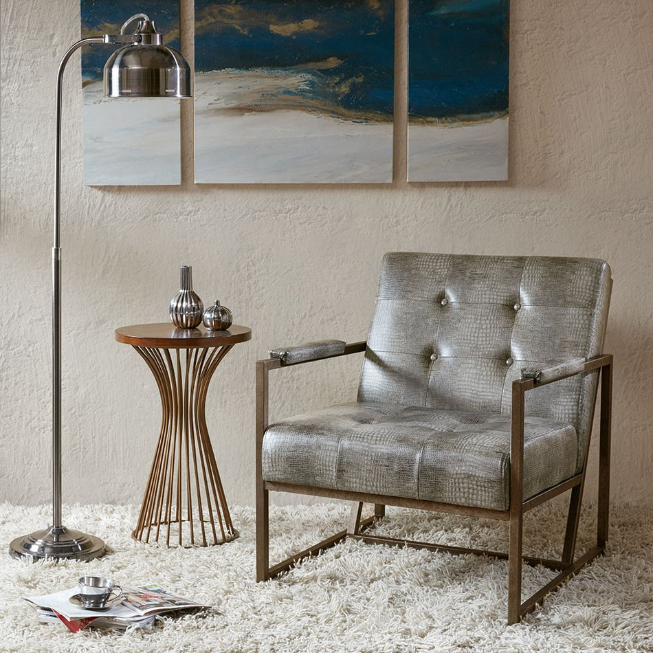 INK+IVY Waldorf Lounge Chair - Grey 