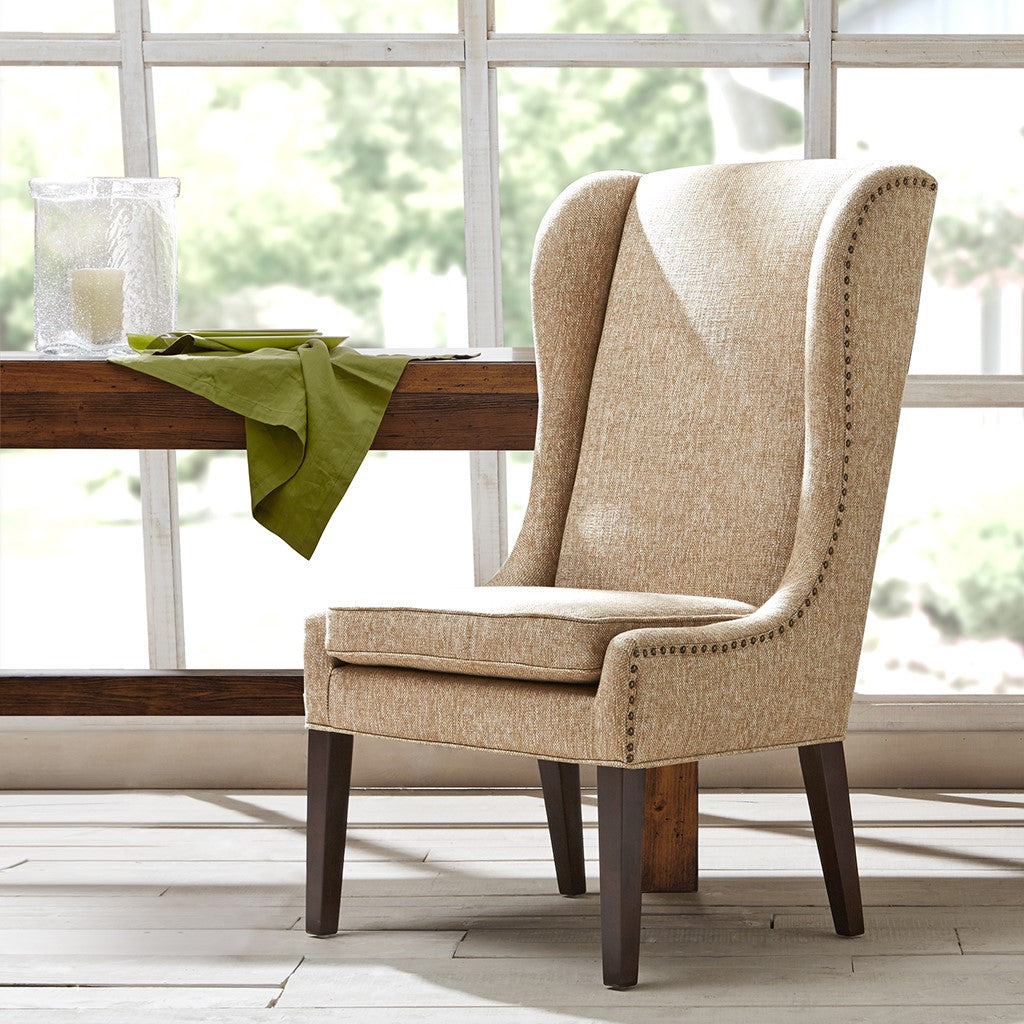 Madison Park Garbo Captains Dining Chair - Beige 