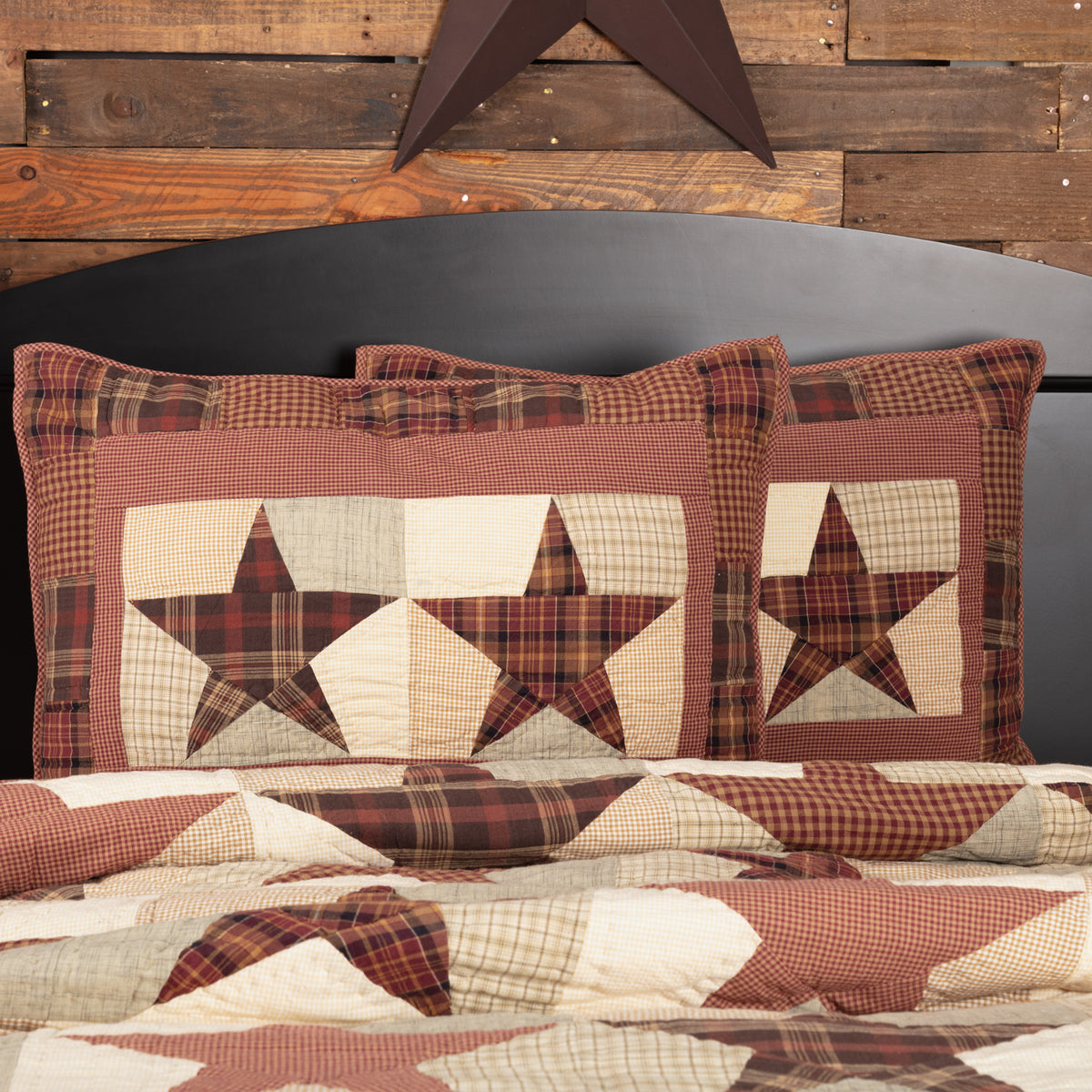 Mayflower Market Abilene Star Standard Sham 21x27 By VHC Brands