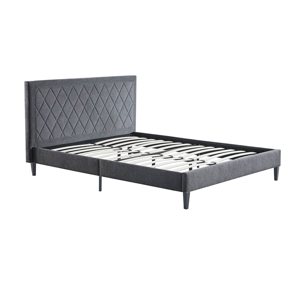 Rowen Rowen Full Platform Bed - Charcoal - Full Size