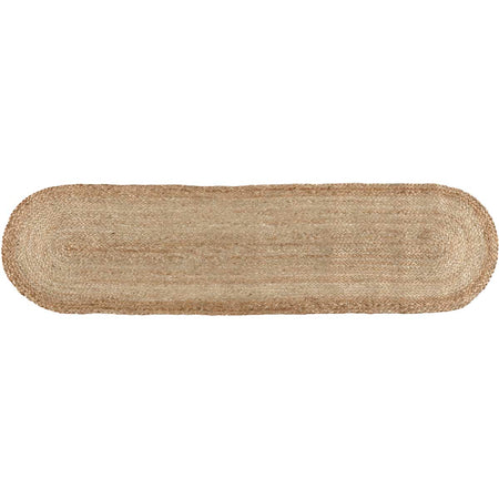 April & Olive Natural Jute Runner 13x48 By VHC Brands