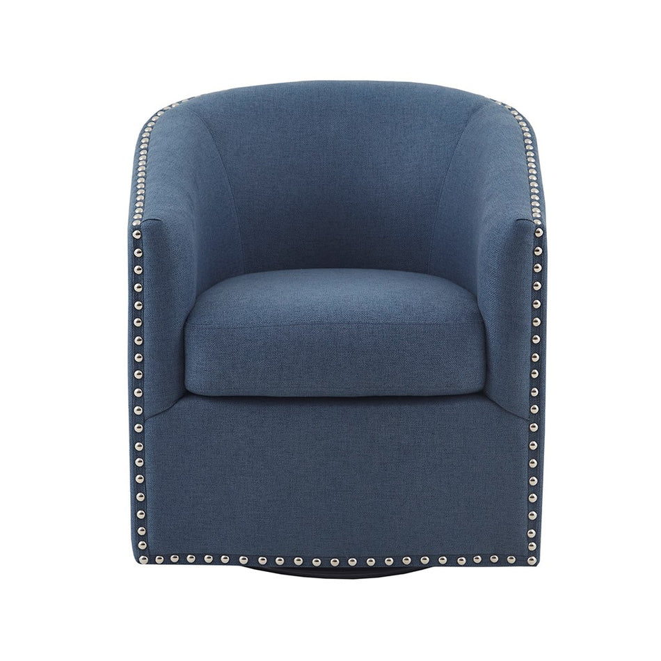 Tyler Swivel Chair - Blue