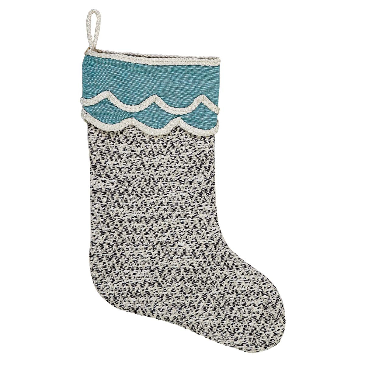 Seasons Crest Sanbourne Stocking 11x15 By VHC Brands