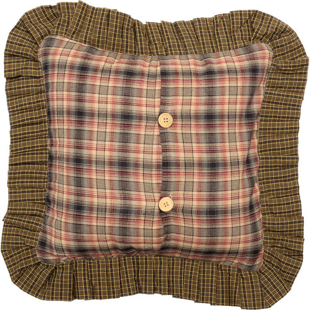 Oak & Asher Tea Cabin Pillow Quilted 16x16 By VHC Brands