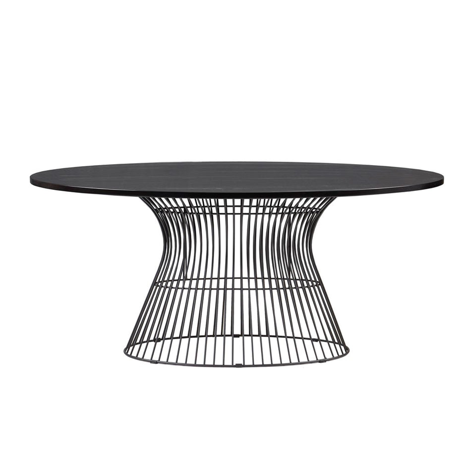 Mercer Oval Dining Table - Black