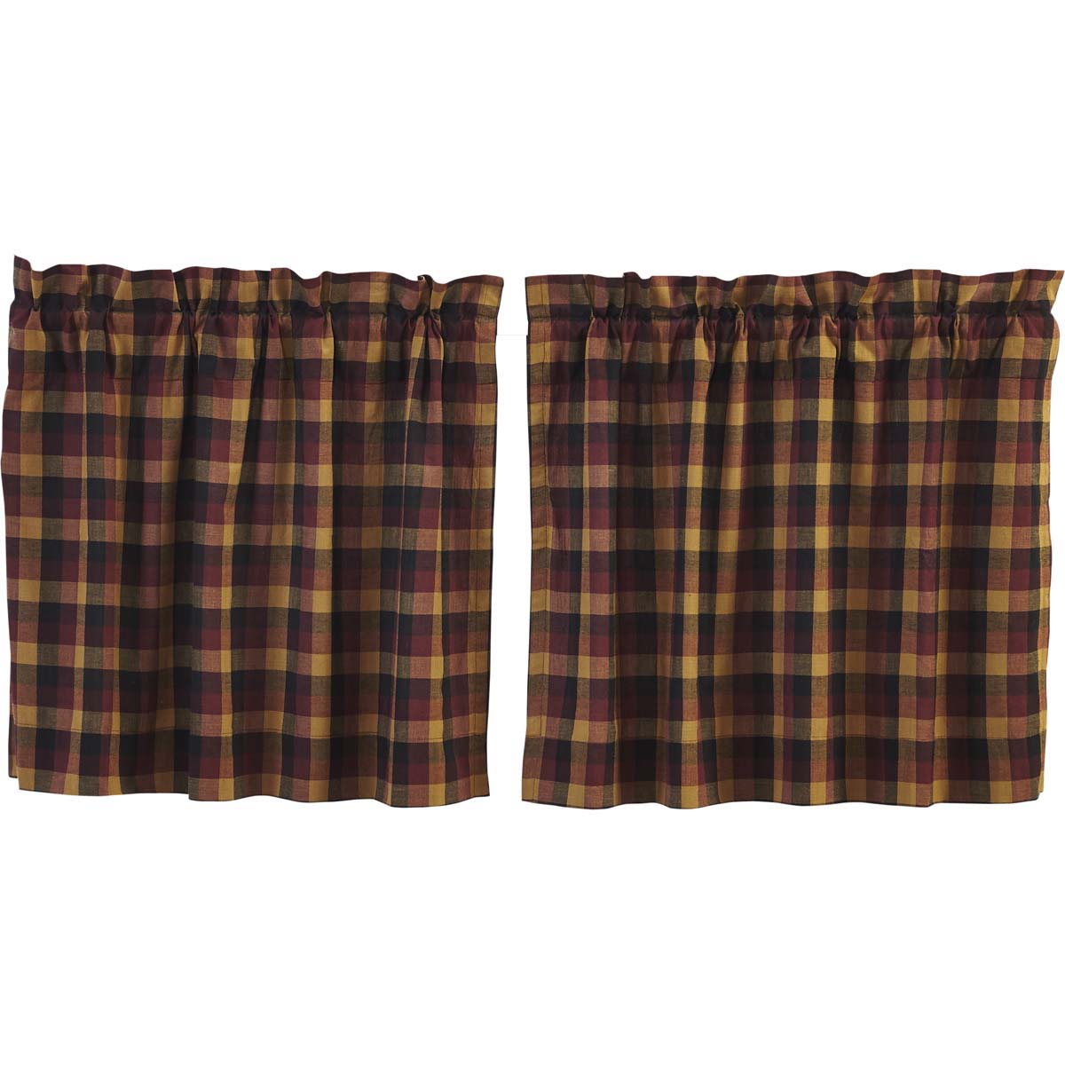 Mayflower Market Heritage Farms Primitive Check Tier Set of 2 L24xW36 By VHC Brands
