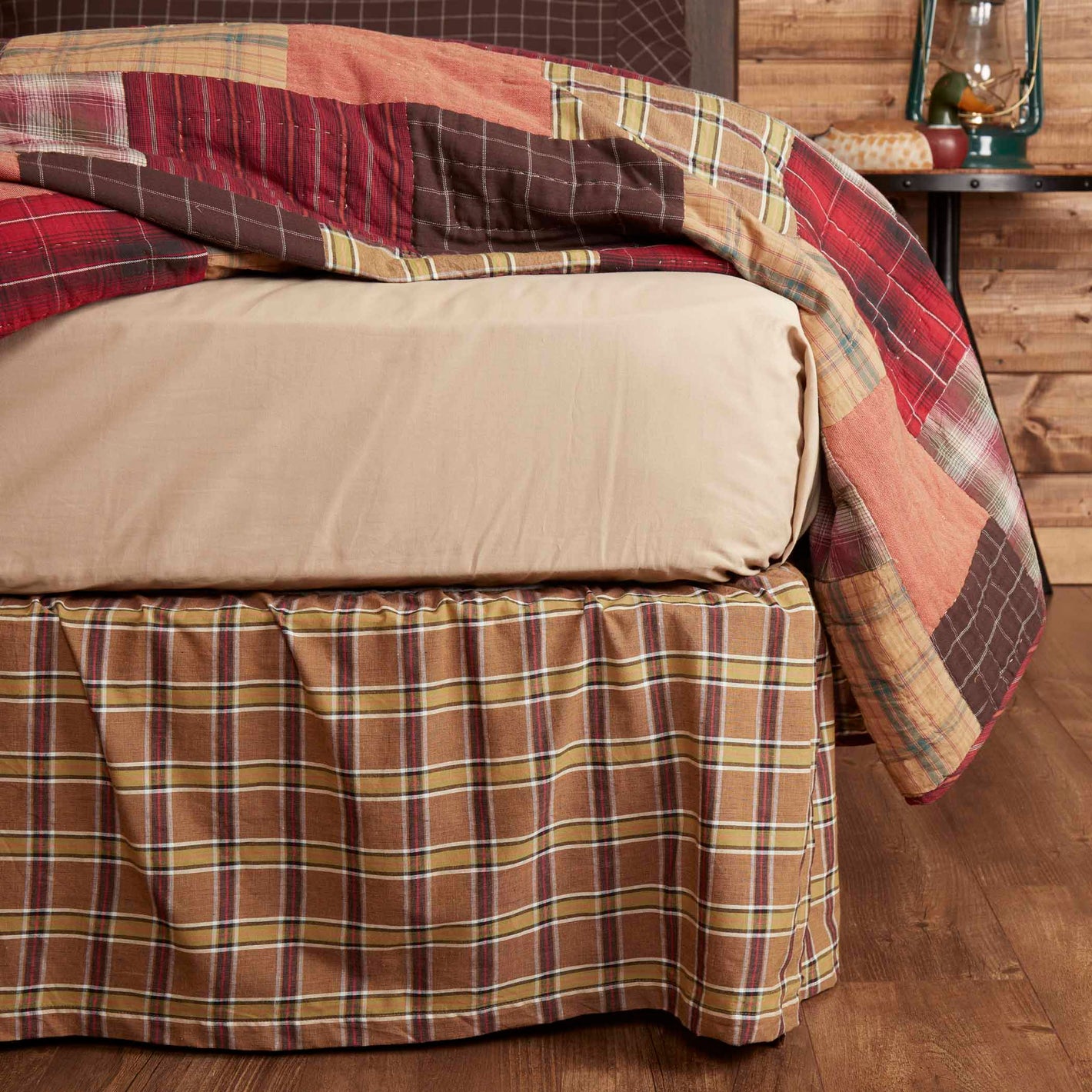 Oak & Asher Wyatt Twin Bed Skirt 39x76x16 By VHC Brands