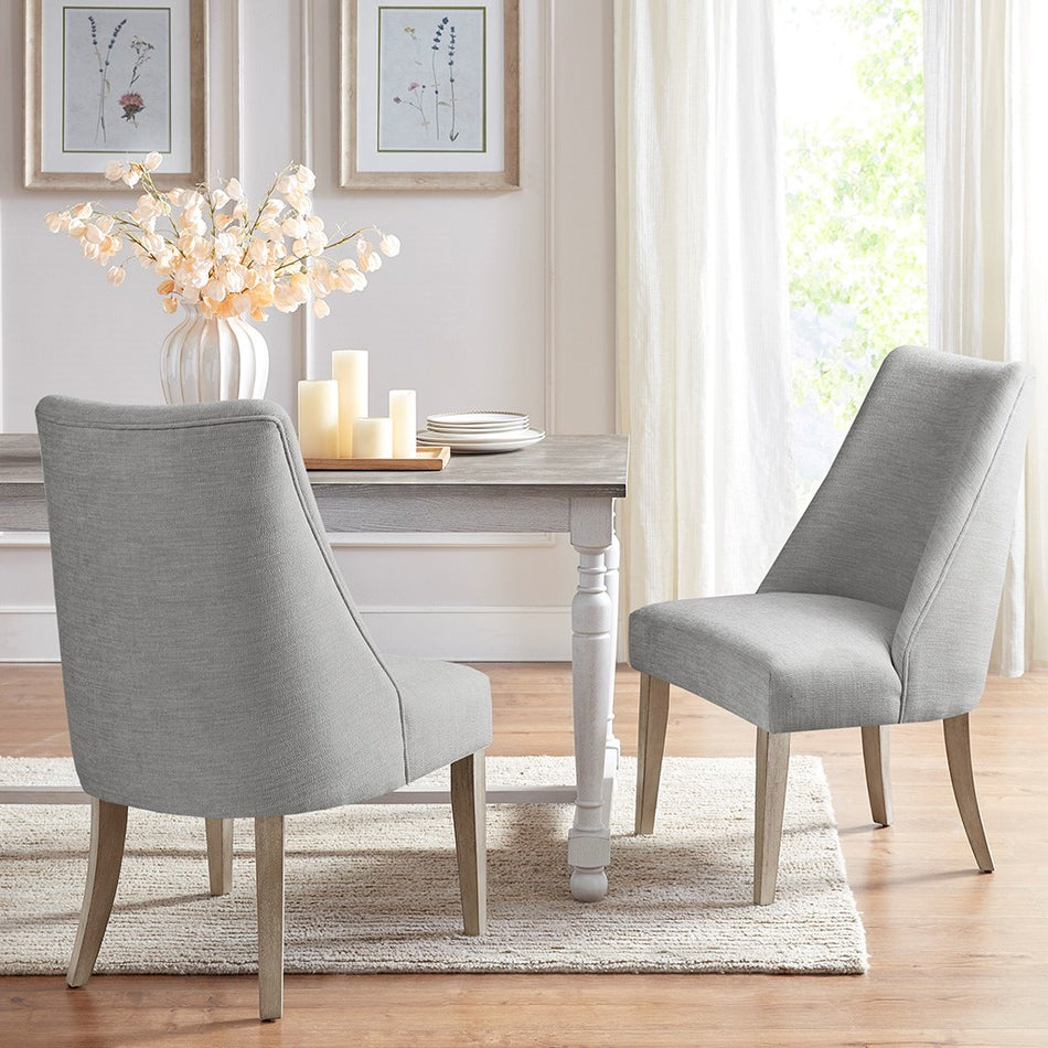 Martha Stewart Winfield Upholstered Dining chair Set of 2 - Light Grey  Shop Online & Save - ExpressHomeDirect.com