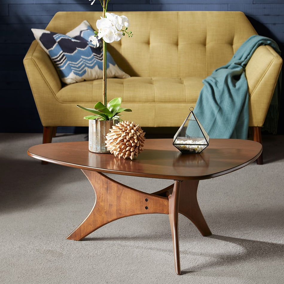 INK+IVY Blaze Triangle Wood Coffee table - Brown 