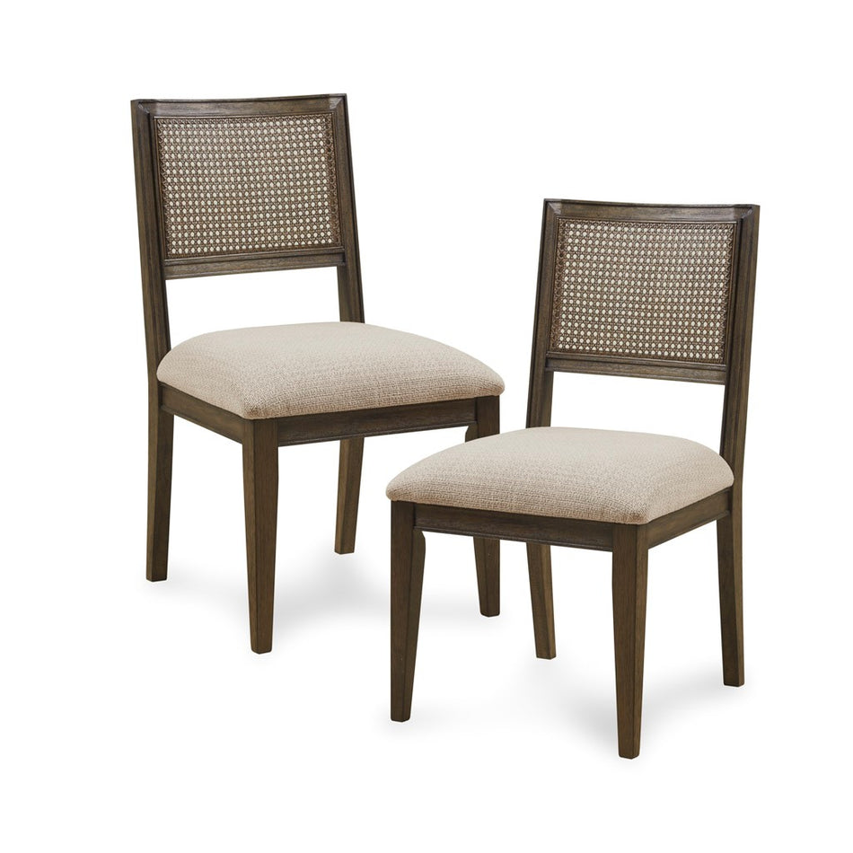 Kelly Armless Dining Chair Set of 2 - Brown