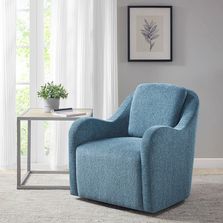 Madison Park Westerly Swivel chair - Blue 