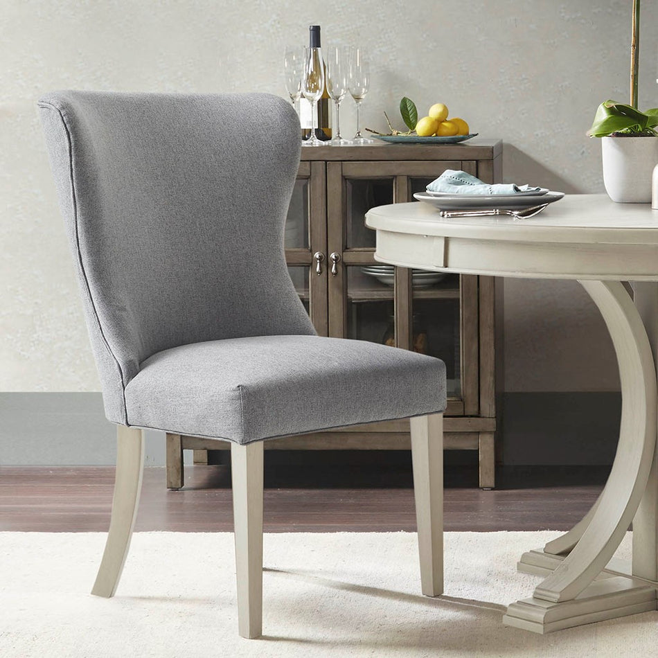 Madison Park Signature Helena Dining Side Chair - Light Grey 