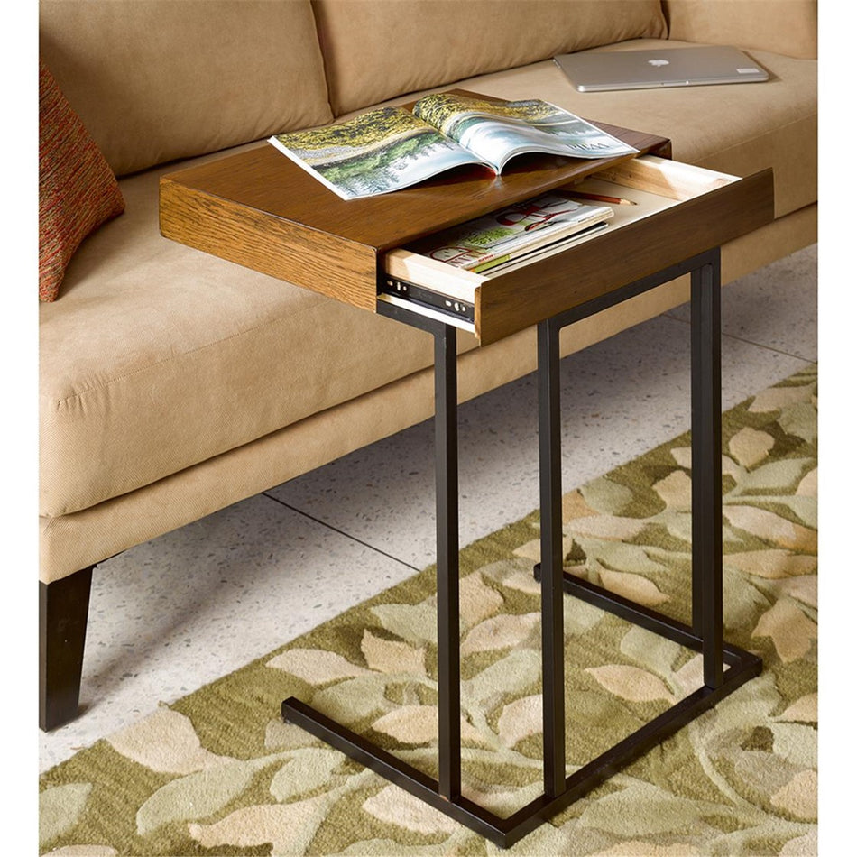 INK+IVY Wynn Pull Up Table - Pecan 