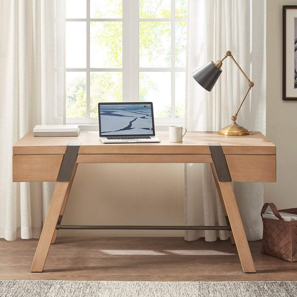 Madison Park Albion Writing Desk - Natural 