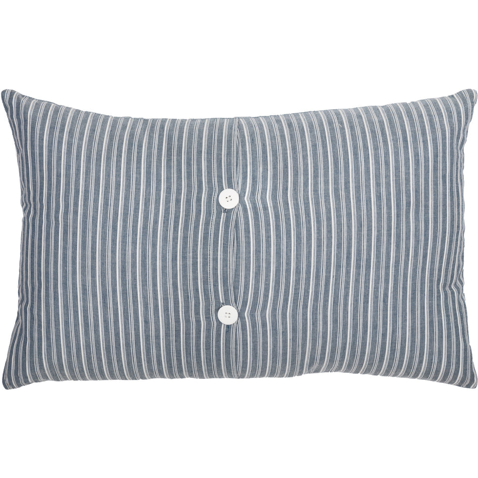 April & Olive Sawyer Mill Blue Farmhouse Pillow 14x22 By VHC Brands