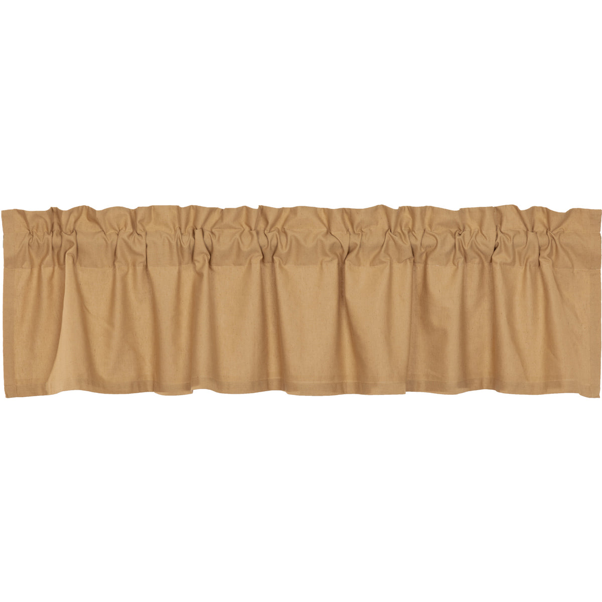 April & Olive Simple Life Flax Khaki Valance 16x72 By VHC Brands