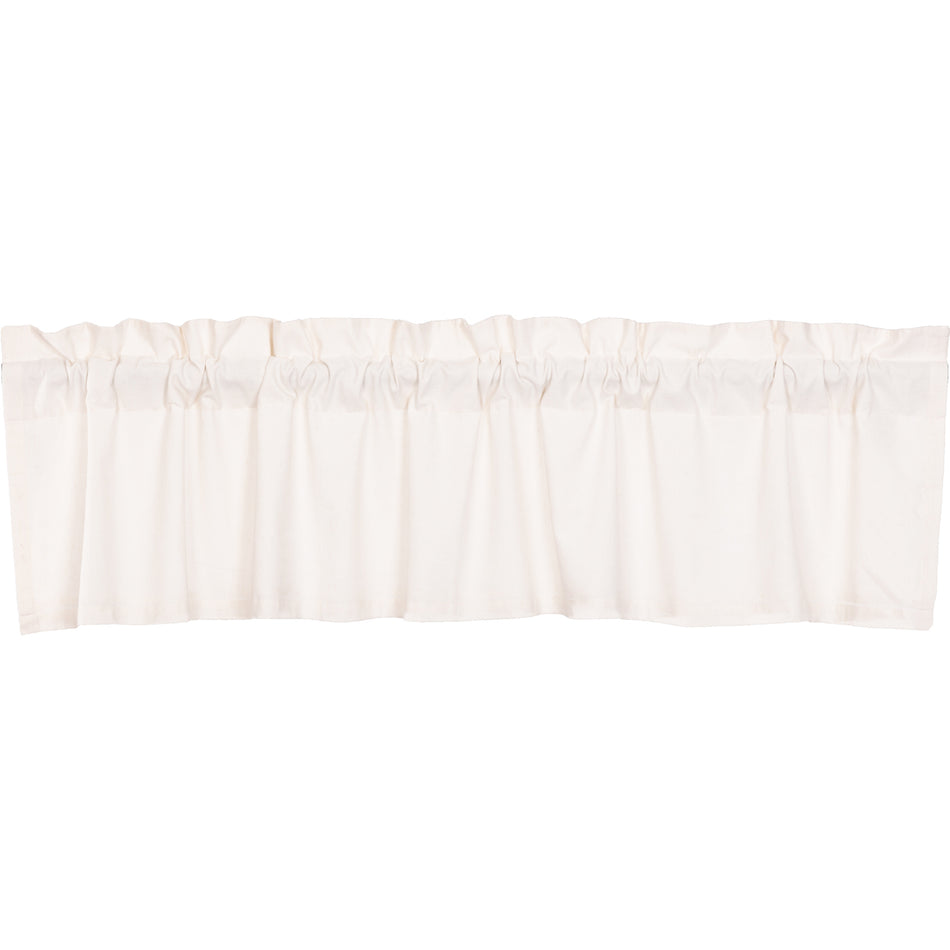 April & Olive Simple Life Flax Antique White Valance 16x72 By VHC Brands