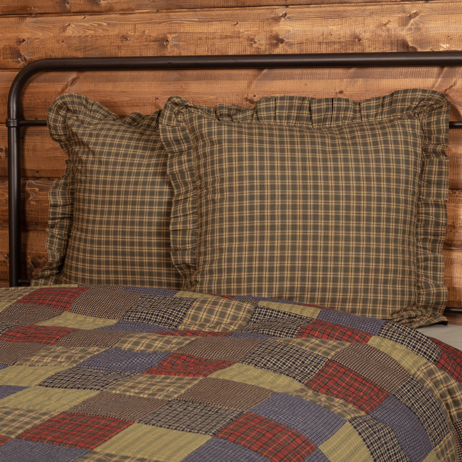 Oak & Asher Cedar Ridge Fabric Euro Sham 26x26 By VHC Brands