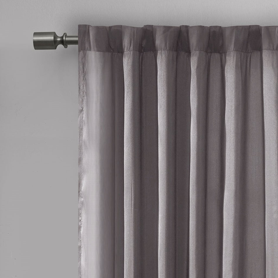 Andora Window Curtain - Grey - 50x95"