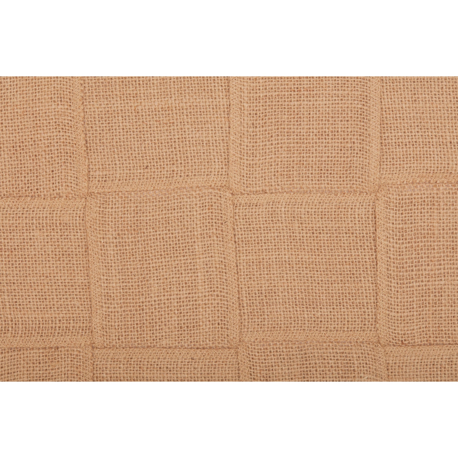 Seasons Crest Jute Burlap Natural Basket Weave Runner 13x48 By VHC Brands