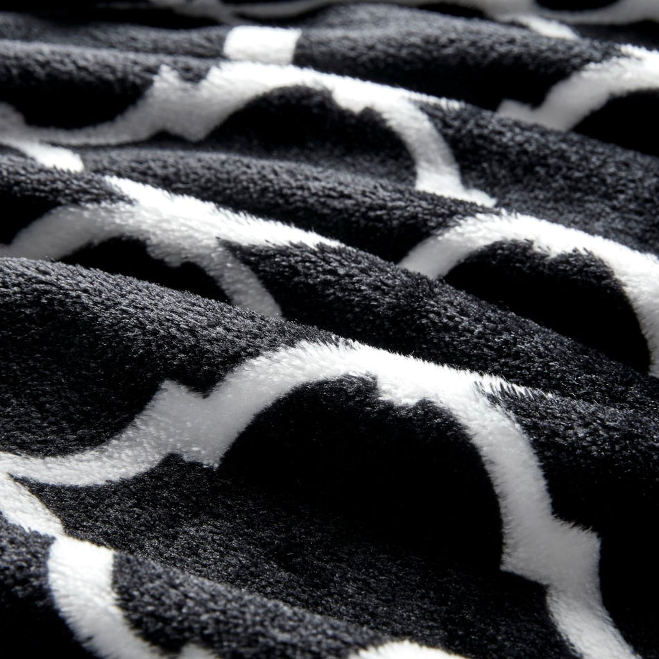 Ogee Oversized Throw - Black - 60x70"