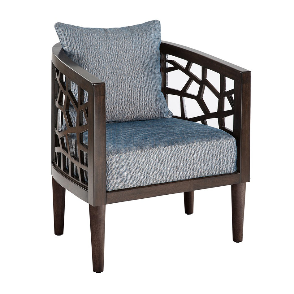 Crackle Accent Chair - Blue