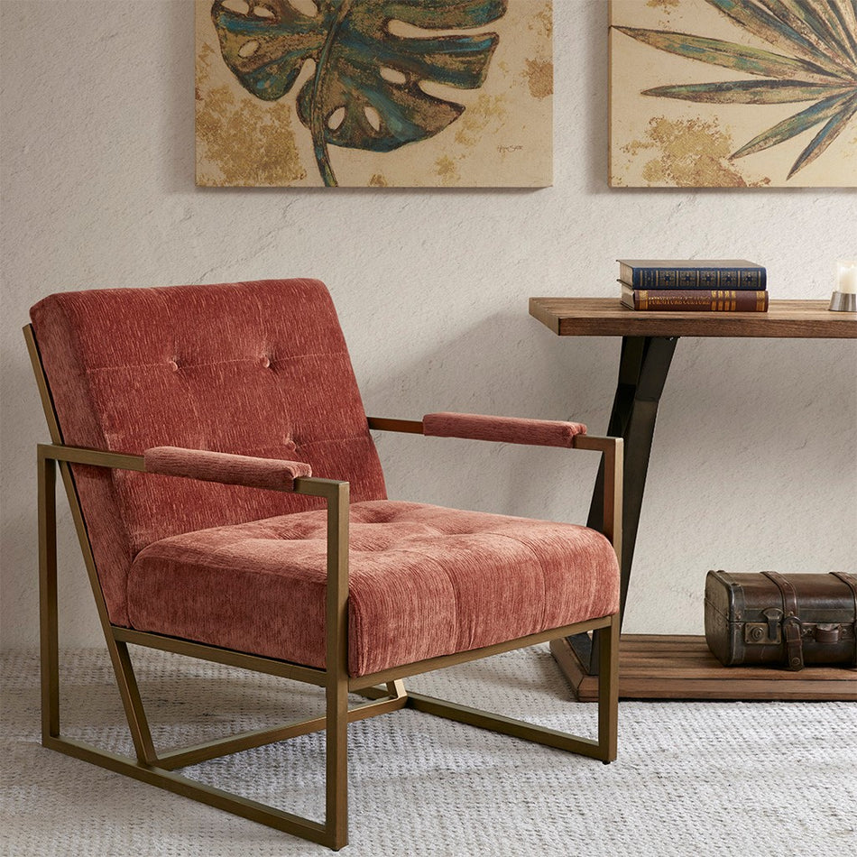 INK+IVY Waldorf Lounge Chair - Spice 