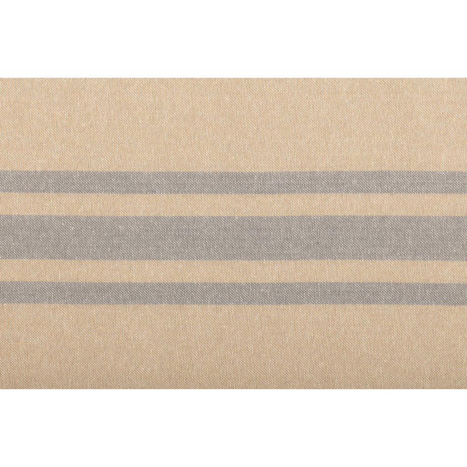April & Olive Farmer's Market Grain Sack Stripe Fabric Euro Sham Set of 2 26x26 By VHC Brands